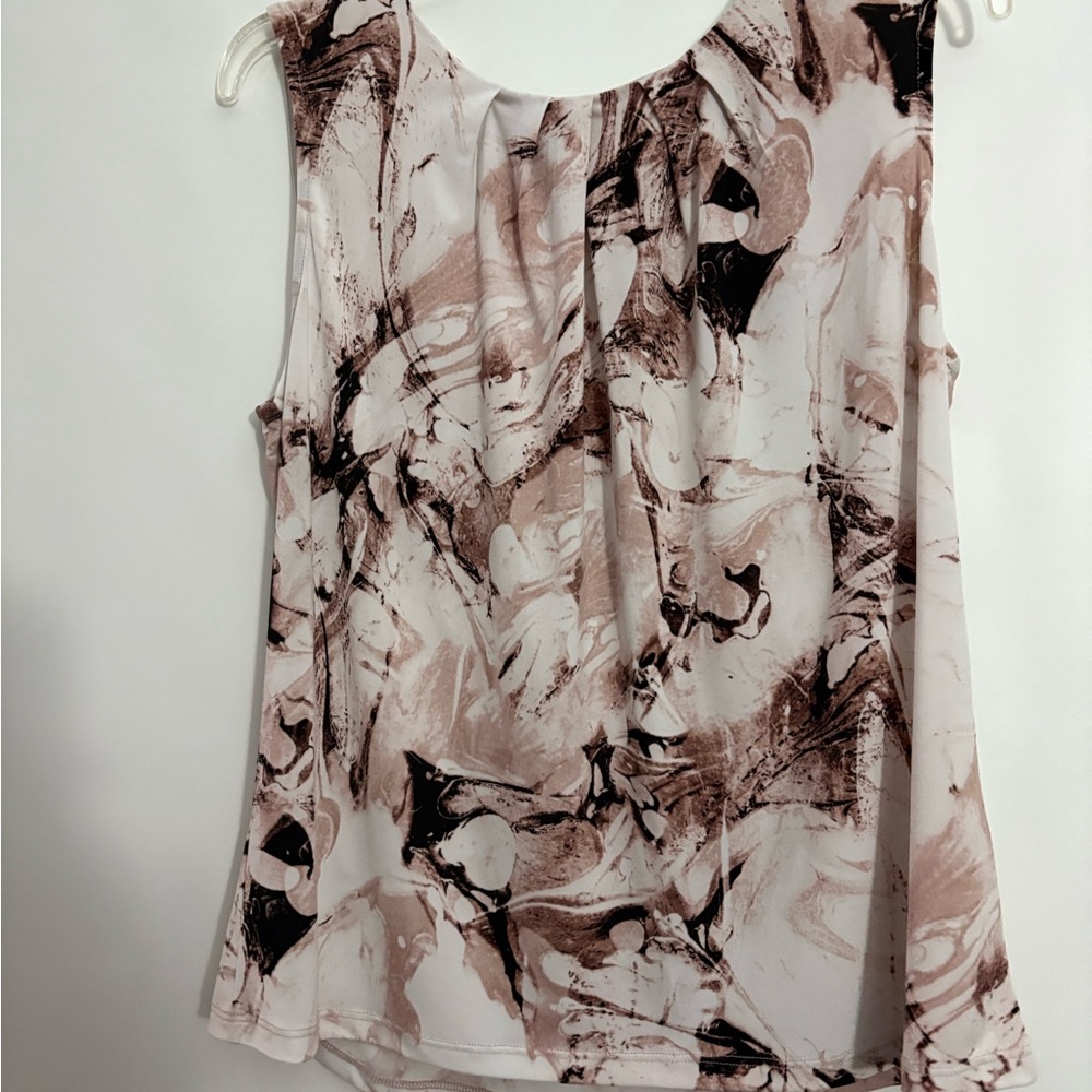 Jones New York Pink Sleeveless Blouse